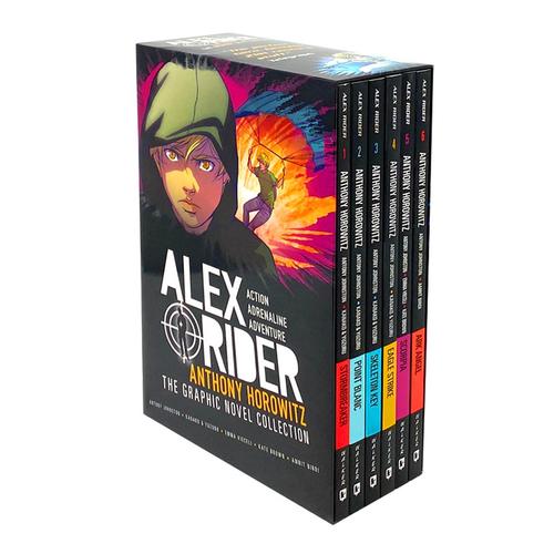 Alex Rider Collection 6 Graphic Novel Books Set By Anthony Horowitz