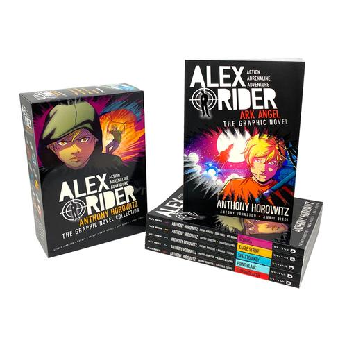 Alex Rider Collection 6 Graphic Novel Books Set By Anthony Horowitz