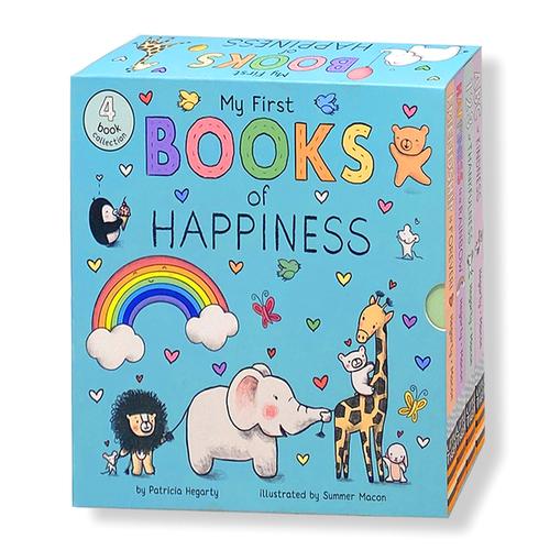 My First Books of Happiness 4 Books Collection Box Set by Patricia Hegarty (ABC of Kindness, 123 of Thankfulness, Happiness is a Rainbow & More)