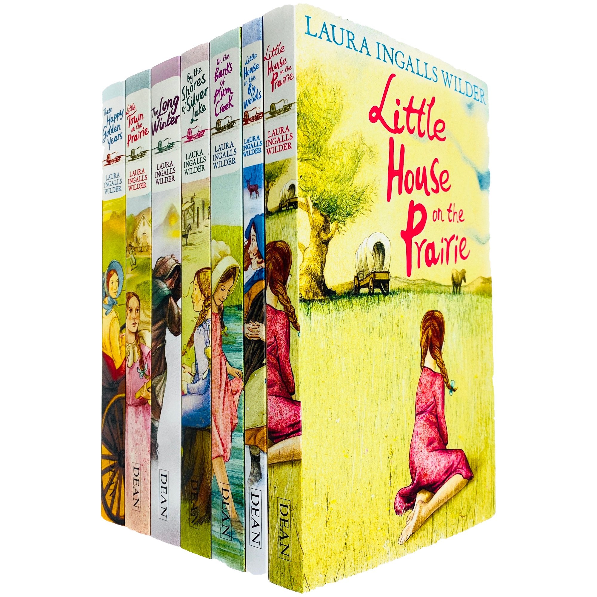 Little House on the Prairie Series 7 Books Set By Laura Ingalls Wilder