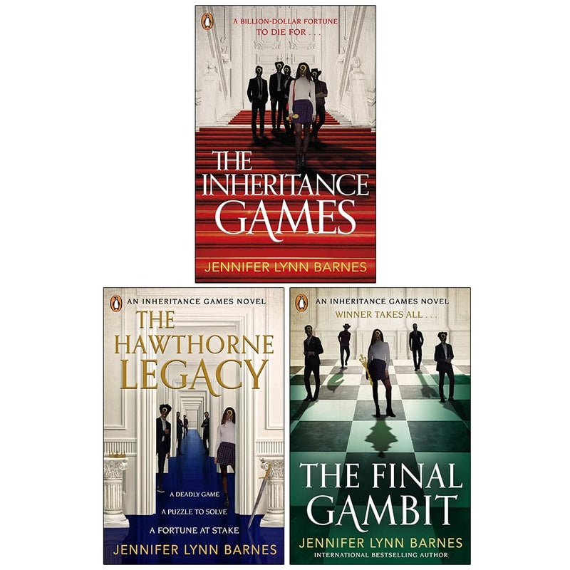 The Inheritance Games Series 3 Books Collection Set By Jennifer Lynn B