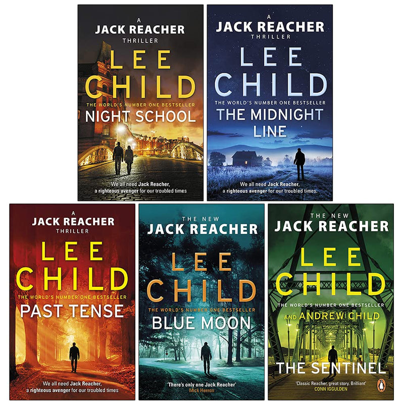 Jack Reacher Series (2125) Collection 5 Books Set By Lee Child (Night