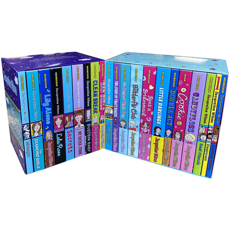 ["all jacqueline wilson books", "bad girls", "best friends", "candyfloss", "children books", "children collection", "clean break", "cookie", "double act", "dustbin baby", "hetty feather book", "jacqueline wilson", "jacqueline wilson book collection", "jacqueline wilson book collection set", "jacqueline wilson book set", "jacqueline wilson books", "jacqueline wilson books in order", "jacqueline wilson childrens books", "jacqueline wilson collection", "jacqueline wilson new book", "jacqueline wilson series", "jacqueline wilson website", "jaqueline wilson", "lily alone", "little darlings", "lola rose", "lola rose jacqueline wilson", "midnight", "my mum tracy beaker", "my sister jodie", "rent a bridesmaid", "secrets", "the butterfly club", "the diamond girls", "the longest whale song", "the story of tracy beaker", "the worry website", "the worst thing about my sister", "tracy beaker books"]