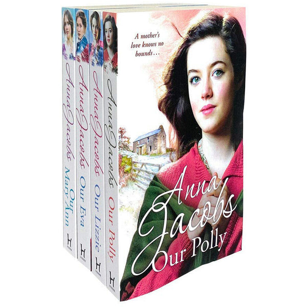 Anna Jacobs Kershaw Series Collection 4 Books Set New Cover - Our Lizzie Our Eva Our Polly And Our Mary Ann - books 4 people