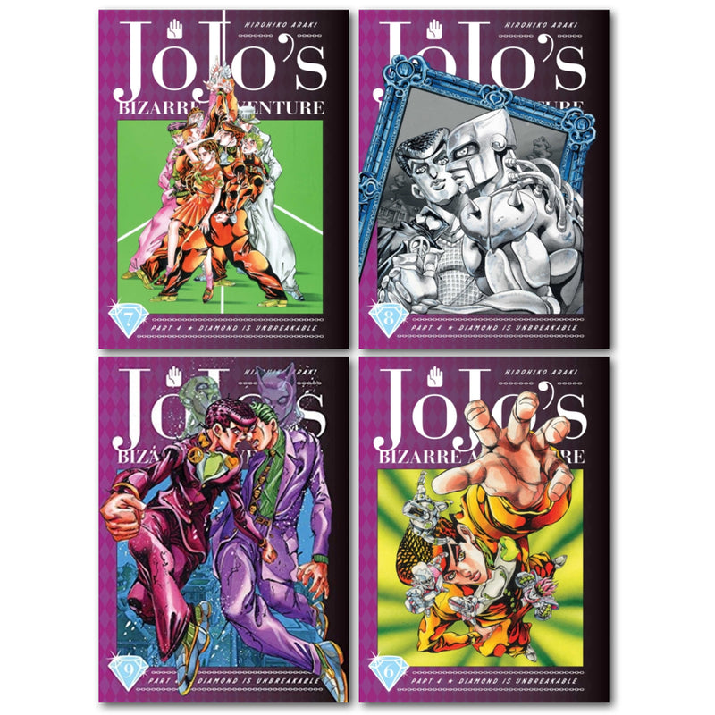["9780678458822", "books for childrens", "childrens books", "cl0-VIR", "Comics and Graphic Novels", "comics books", "diamond is unbreakable", "diamond is unbreakable jojo series", "diamond is unbreakable series", "diamond is unbreakable vol 1", "diamond is unbreakable vol 2", "diamond is unbreakable vol 3", "diamond is unbreakable vol 4", "diamond is unbreakable vol 5", "diamond is unbreakable vol 6", "diamond is unbreakable vol 7", "diamond is unbreakable vol 8", "diamond is unbreakable vol 9", "graphic novel books", "hirohiko araki", "hirohiko araki books", "hirohiko araki books collection", "jojo bizarre", "jojo bizarre adventure", "jojo bizarre adventure book collection", "jojo bizarre adventure books", "jojo bizarre adventure books collection", "manga", "pokemon", "ranga", "young adults"]