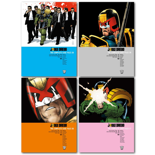 Judge Dredd Complete Case Files Volume 36-39 Collection 4 Books Set Series 8 By John Wagner