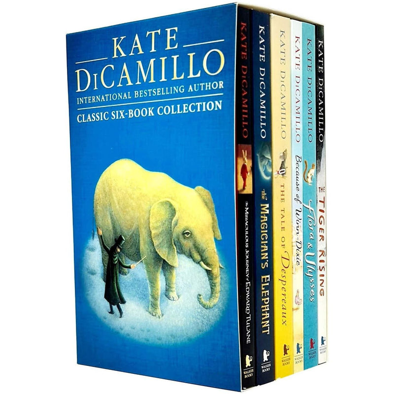 ["9781406399974", "because of winn dixie", "childrens books", "fairytales books", "fantasy magic books", "flora and ulysses", "folk tales myth books", "kate dicamillo", "kate dicamillo book collection", "kate dicamillo book collection set", "kate dicamillo books", "kate dicamillo box set", "kate dicamillo classic children", "kate dicamillo classic children book collection set", "kate dicamillo classic children box set", "kate dicamillo collection", "the magicians elephant", "the miraculous of edward tulane", "the tale of despereaux", "the tiger rising", "young adults", "young teen"]