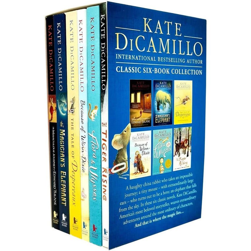 ["9781406399974", "because of winn dixie", "childrens books", "fairytales books", "fantasy magic books", "flora and ulysses", "folk tales myth books", "kate dicamillo", "kate dicamillo book collection", "kate dicamillo book collection set", "kate dicamillo books", "kate dicamillo box set", "kate dicamillo classic children", "kate dicamillo classic children book collection set", "kate dicamillo classic children box set", "kate dicamillo collection", "the magicians elephant", "the miraculous of edward tulane", "the tale of despereaux", "the tiger rising", "young adults", "young teen"]