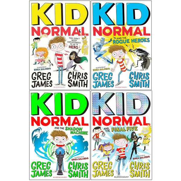 Kid Normal Series 4 Books Collection By Greg James and Chris Smith