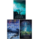 Chief Inspector Gamache 3 Books Collection Set By Louise Penny (Still Life, A Fatal Grace, The Cruellest Month)