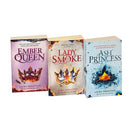 Ash Princess Trilogy Series 3 Books Collection Set By Laura Sebastian (Ash Princess, Lady Smoke, Ember Queen)