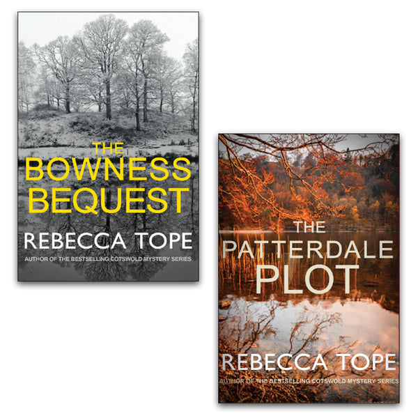 Lake District Mysteries Series 2 Books Collection Set by Rebecca Tope (The Patterdale Plot, The Bowness Bequest)