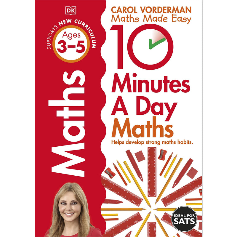 ["10 Minutes A Day", "10 minutes a day carol vorderman", "10 Minutes A Day Maths", "100 Maths", "9780241466841", "Ages 3-5", "Book by Carol Vorderman", "carol vorderman 10 minutes a day", "Children Book", "Children Study Book", "Development", "dk 10 minutes a day times tables", "Early foundations", "Educational Book", "Essential Skills", "General Maths", "Home Schooling", "Home Study Book", "Key Stage 1", "Made Easy Workbooks", "Mathematic Book", "Mathematics", "Maths", "Maths 10 Minute Tests", "Maths book", "maths books", "maths guide", "maths guide book", "Maths Made Easy", "Maths Made Easy Advanced", "Maths Skills", "Maths Workbooks", "National Curriculum", "national curriculum books", "Numeracy", "Patterns", "Practice Book", "Pre School Math", "Preschool", "Study Aid", "Workbook", "Workbooks"]