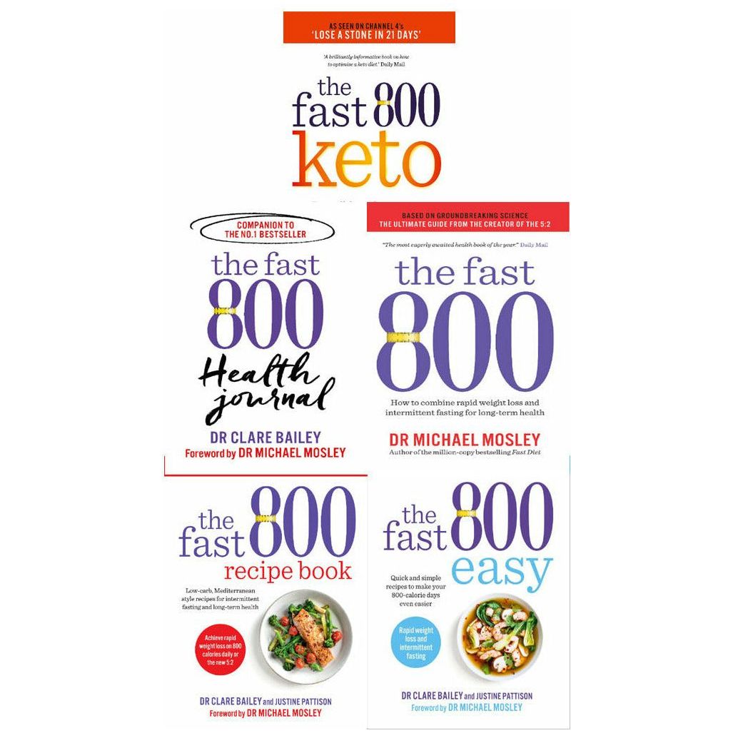 The Fast 800 Series Collection 5 Books Set By Michael Mosley, Dr Clare