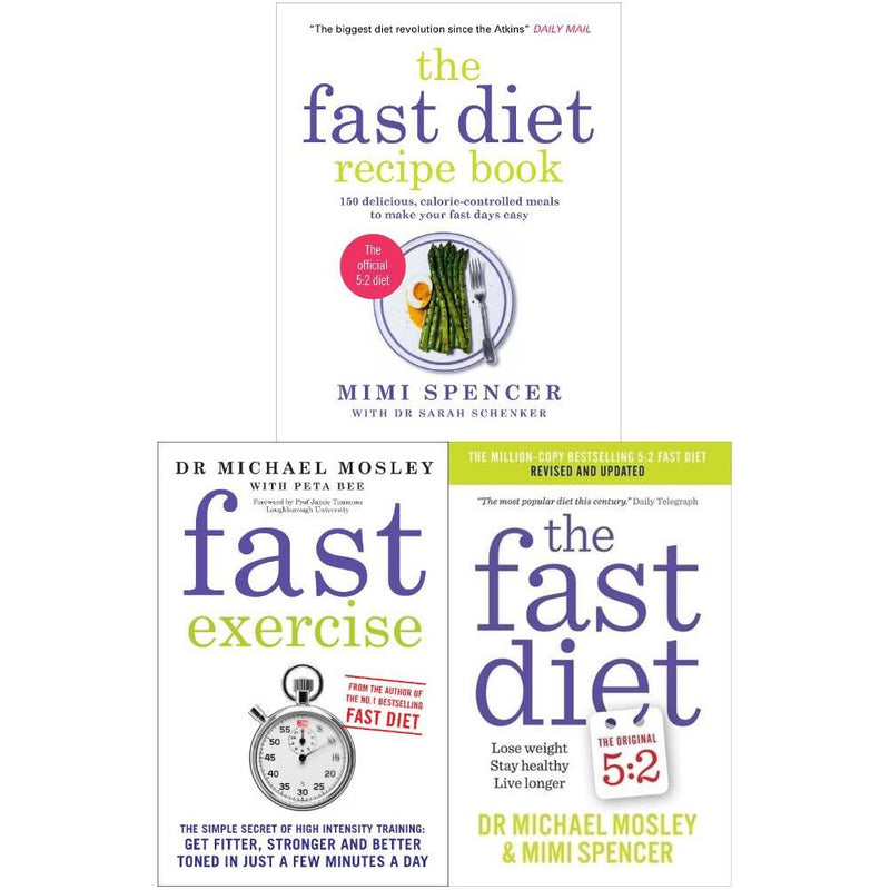 ["9781780721873/9781780721675", "9782992514772", "best exercises to lose weight", "best way to lose weight fast", "Calorie-controlled Meals to Make Your Fasting Days Easy", "calories", "Chelsea", "cl0-VIR", "cooking book", "Diet", "diet and exercise books", "diet health books", "diets to lose weight fast", "Dr Michael Mosley", "Dr Sarah Schenker", "easy ways to lose weight", "Exercise", "exercise books", "fast 800 diet", "fast 800 recipes", "fast diet", "fast exercise", "fast exercise book", "fast exercise michael mosley", "Fast Exercise: The simple secret of high intensity training: get fitter", "fast weight loss", "fastest way to lose weight", "fasting food", "fasting for weight loss", "fasting good for you", "foods that help to lose weight", "Health and Fitness", "health books", "Healthy Diet", "healthy diet books", "Healthy Eating", "Healthy Recipe", "intermittent fasting", "intermittent fasting results", "intermittent fasting weight loss", "Live Longer by Michael Mosley", "loose weight", "loose weight fast", "lose weight in 2 weeks", "losing belly fat fast", "losing weight rapidly", "michael mosley", "michael mosley diet", "michael mosley fast 800", "michael mosley recipes", "michael mosley the fast diet", "Mimi Spencer", "quick weight loss", "quickest way to lose weight", "Short Book", "slim fast diet", "slimfast diet", "Spurs", "Stay Healthy", "stronger and better toned in just a few minutes a day", "the fast 800", "The Fast Diet", "the fast diet book", "The Fast Diet Recipe Book", "The Fast Diet Recipe Book - 150 Delicious", "The Fast Diet: Lose Weight", "water fasting", "womens health"]