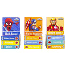 Marvel Spiderman Super Hero Adventures My First Library Board Book Block 12 Book Set Includes Characters from Avengers Endgame