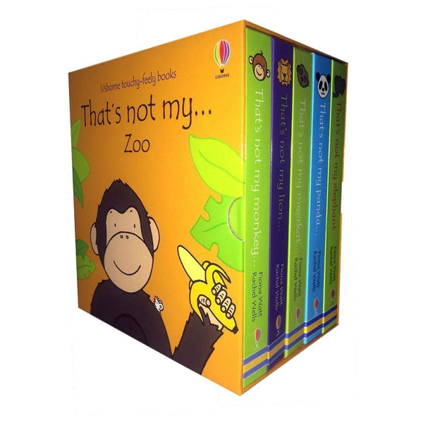 Usborne Touchy-Feely Books Thats Not My Zoo Collection 5 Books Set (Thats Not My Elephant, Thats Not My Panda, Thats Not My Meerkat and MORE!)