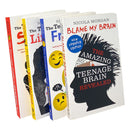 Nicola Morgans Teenage Guide 4 Books Collection Set - Guide To Friends Guide To Stress Blame My Br..