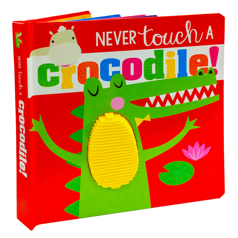 ["9781788439862", "Animal books", "Baby Books", "Board books", "children early learning", "Crocodile", "Crocodile Books", "Early Learning", "Kids Books", "Never Touch A Crocodile", "picture Books", "pre-School Books", "reading the funny rhyme", "Rosie Greening", "Stuart Lynch", "Touch And Feel", "Touch and Feel Books", "Touch Feel Books", "Touch feel books for children", "touching the animals", "Wild Animal Books", "young children", "young readers"]