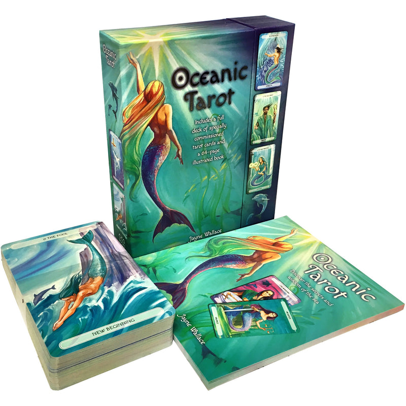 ["78 cards", "9781782493396", "ancient art", "art of tarot", "astrology", "beautiful ocean", "Body", "Body Spirit", "cico books", "cl0-PTR", "Commissioned Tarot Cards", "Discover the ancient art", "divination", "Full Deck", "Gift Set Mind Body Spirit", "Jane Delaford-Taylor", "magical world", "Magical World of Mermen", "mermaids", "Mermaids and Sea Creature", "Mermen Mermaid", "Mind", "mind body spirit", "Mind Body Spirit Mermen Mermaid", "mind body spirit tarot", "oceanic tarot", "Oceanic Tarot Deck", "Oceanic Tarot Deck Cards", "sea creatures", "Spirit", "spirit books", "tarot card deck", "tarot card guidebook", "tarot card reading", "tarot cards", "tarot guidebook", "tarot reading", "themed set of 78 cards"]
