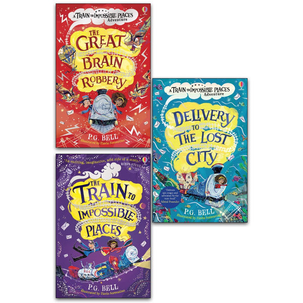 Train To Impossible Places Series 3 Books Collection Set By P.G. Bell