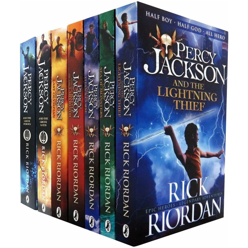 Percy Jackson Collection 7 Books Percy Jackson And The Lightning Thief