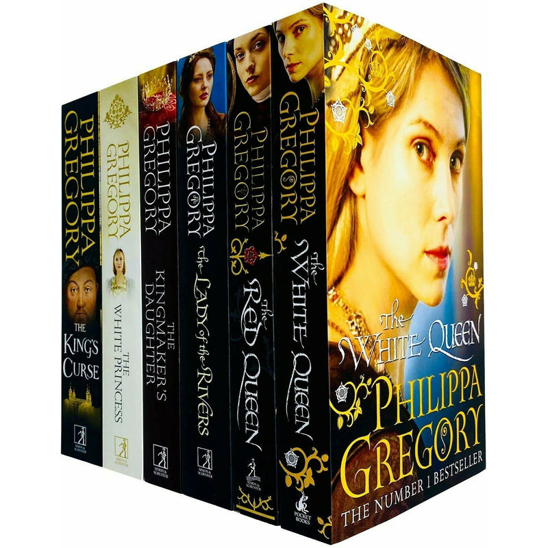 ["6 Books Collection Set by Philippa Gregory", "9781471155185", "Bestselling Books", "Bestselling books by Philippa Gregory", "Books by Philippa Gregory", "Cousins War Series", "Cousins War Series 6 Book Collection Set", "Fiction Book", "Historical Fiction", "Kingmakers Daughter", "Lady of the Rivers", "Red Queen", "White Princess & Kings Curse", "White Queen"]