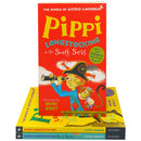 Astrid Lindgren 3 Books Collection Set, Pippi Longstocking Goes Aboard, South Sea