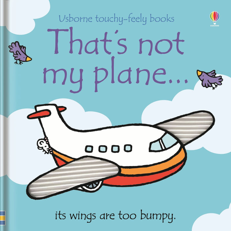 ["9780746097045", "baby books", "board books", "board books for toddlers", "books for preschoolers", "Childrens Books (0-3)", "cl0-CERB", "Fiona Watt", "fiona watt books", "thats not my", "thats not my books", "Thats Not My Plane", "touch and feel books", "Touchy Feely board book", "touchy feely books", "Touchy Feely Thats Not My Plane book", "usborne touchy feely books", "Usborne Touchy Feely Thats Not My Plane"]