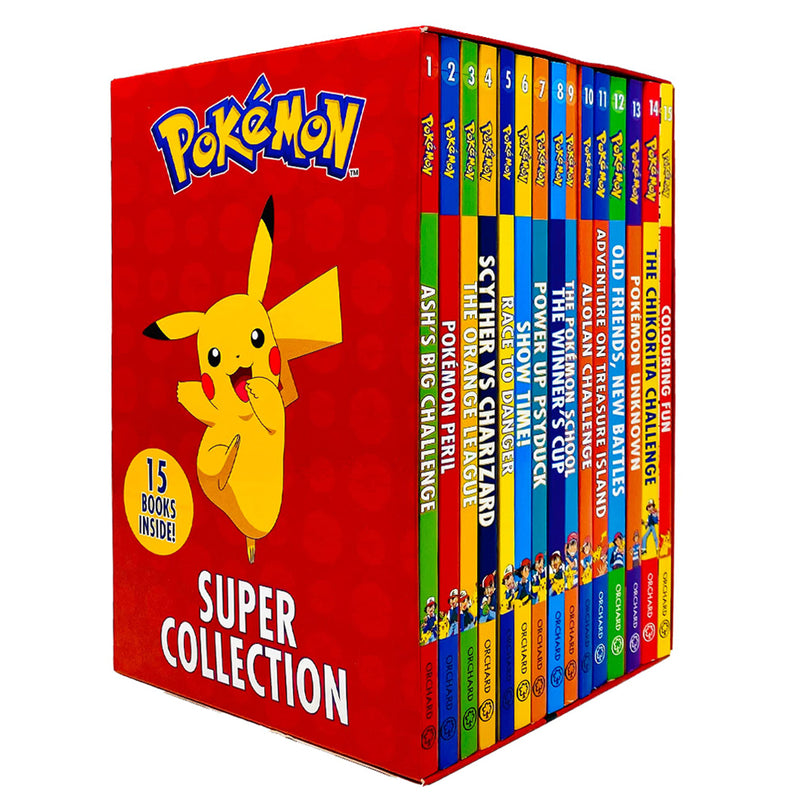 ["9781408367117", "adventure on treasure island", "alolan challenge", "anime books", "ash big challenge", "bestselling books", "children books", "children collection", "colouring fun", "junior books", "old friends new battles", "pokemon", "pokemon anime books", "pokemon books", "pokemon box set", "pokemon childrens books", "pokemon collection", "pokemon colouring fun", "pokemon deluxe gift set", "pokemon manga books", "pokemon peril", "pokemon ultimate collection", "pokemon unknown", "power up psyduck", "race to danger", "scyther vs charizard", "show time!", "the chikorita challenge", "the orange league", "the pokemon school", "the winners cup"]