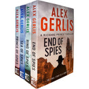 Alex Gerlis Richard Prince Thrillers 4 Books Collection Set (Prince of Spies, Ring of Spies, Sea of Spies, End of Spies)