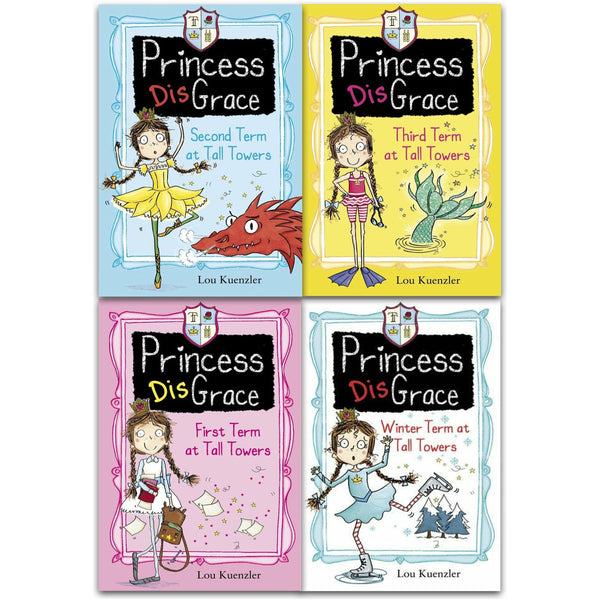 Princess Disgrace 4 Books Set Collection By Lou Kuenzler