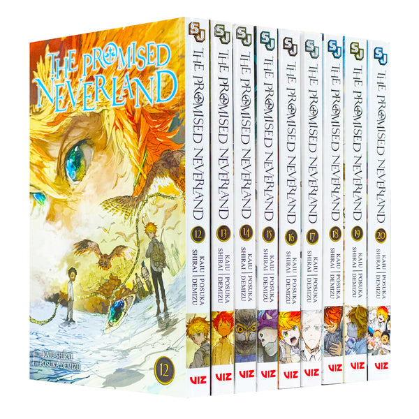 The Promised Neverland Volume 12,13,14,15,16,17,18,19,20 Collection 9 Books Set - Children Comic Books Anime Books