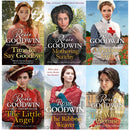 Rosie Goodwin 6 Books Collection Set (Mothering Sunday, The Little Angel,  Time to Say Goodbye, A Precious Gift, The Ribbon Weaver, The Winter Promise)