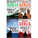 Alex Gerlis Richard Prince Thrillers 4 Books Collection Set (Prince of Spies, Ring of Spies, Sea of Spies, End of Spies)