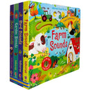 Usborne Sound Books Series 2 Collection 4 Books Set Farm, Bird, Garden, Zoo