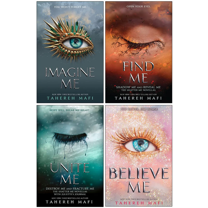 Shatter Me Series 4 Books Collection Set By Tahereh Mafi