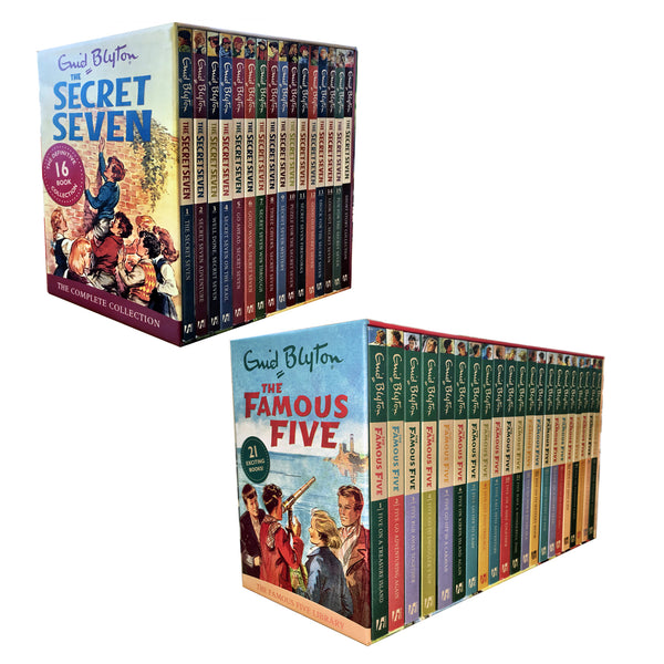 Enid Blyton Famous Five/Secret Seven Series 37 Books Collection Set Bundle Pack