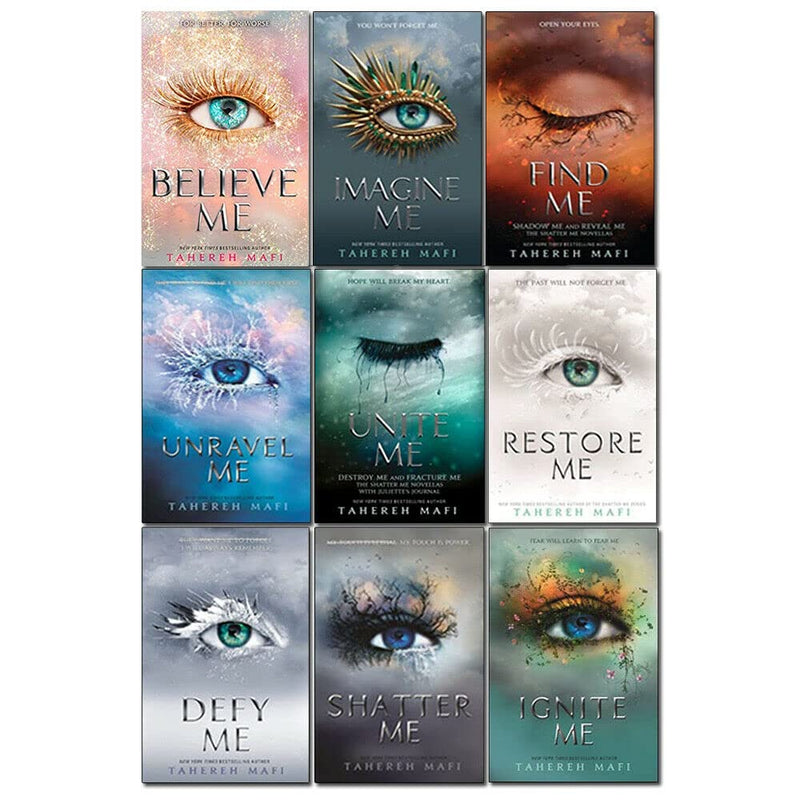 Shatter Me Series 9 Books Collection Set By Tahereh Mafi (Imagine Me