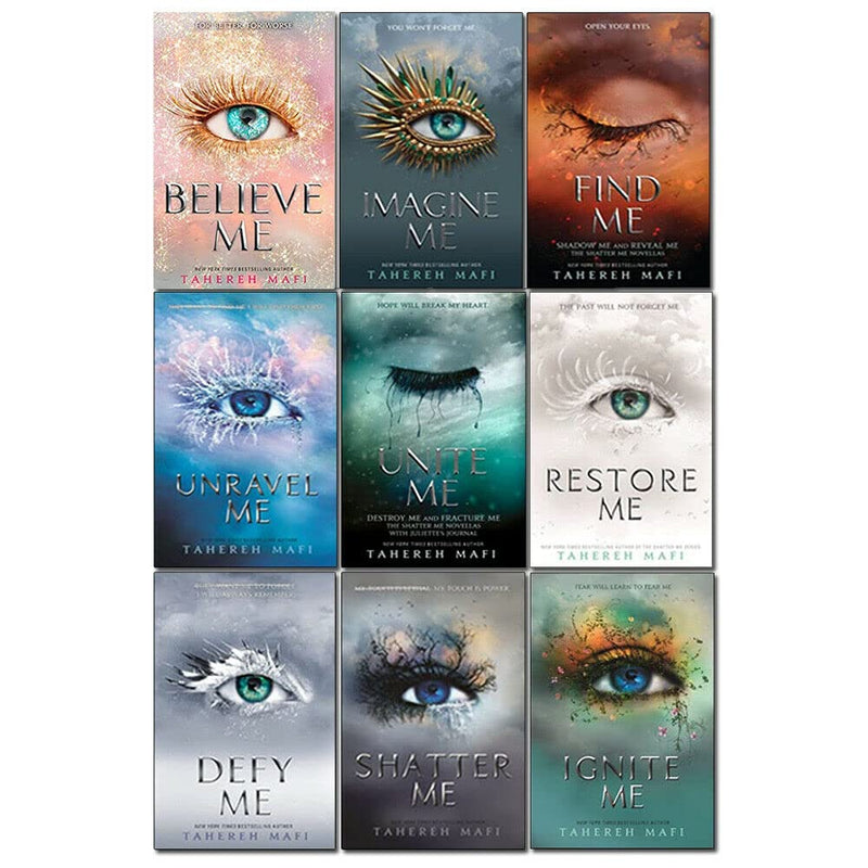 ["9789124176280", "adult fiction book collection", "believe me", "books for adult", "defy me", "fiction books", "Find Me", "Ignite me", "Imagine Me", "Restore me", "Shatter me", "Shatter Me Series Box Set", "Tahereh Mafi", "tahereh mafi 8 books collection", "tahereh mafi 9 book collection set", "Tahereh Mafi Book Collection", "Tahereh Mafi Book Collection Set", "Tahereh Mafi Books", "Tahereh Mafi Box Set", "Tahereh Mafi Collection", "Tahereh Mafi Shatter Me", "Tahereh Mafi Shatter Me Box Set", "tahereh mafi shatter me collection set", "Tahereh Mafi Shatter Me Series", "Tahereh Mafi Shatter Me Series Collection", "Unite Me", "Unravel", "xmen books collection"]