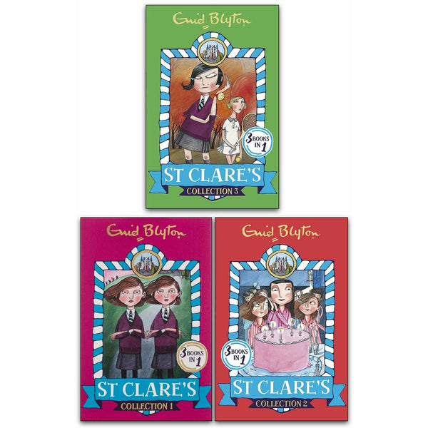 Enid Blyton St Clares Collection 3 Books Set (9 Stories in 3 Books)