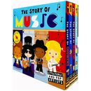 Little People and Pop Artists The Story of Music 4 Books Collection Box Set (Pop, Rock, Rap &amp; Country)
