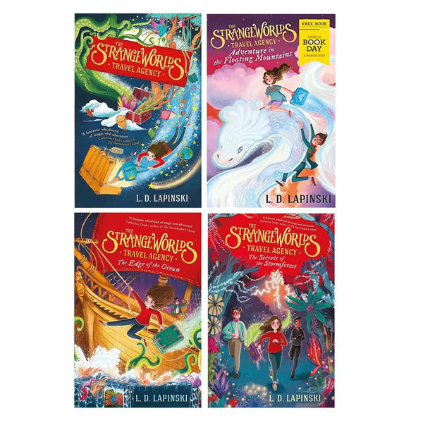 Strangeworlds Travel Agency 4 Books Collection Set by L.D. Lapinski –
