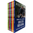 Bear Grylls Survival Skills Handbook Collection 10 Books Set Hiking, Tracking, Forest, First Aid