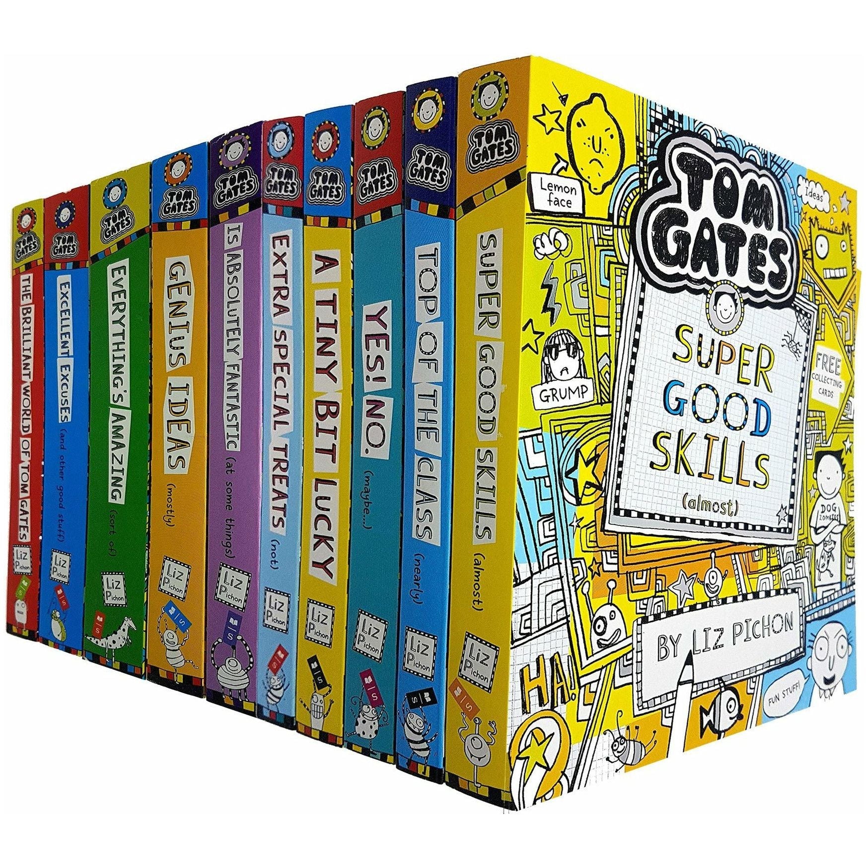 Tom Gates Books Collection 10 Books Set by Liz Pichon (Books 1-10)