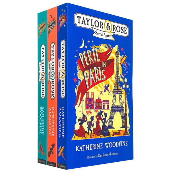 Taylor & Rose Secret Agents Series 3 Books Collection Set by Katherine Woodfine