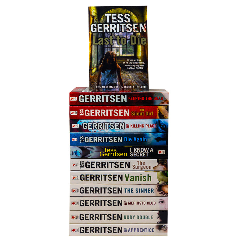 ["9780678456415", "adult fiction", "Adult Fiction (Top Authors)", "body double", "cl0-CERB", "crime", "die again", "fiction books", "girl missing", "horror", "I Know a Secret", "Keeping The Dead", "Last to Die", "Life Support", "mystery", "rizzoli and isles", "rizzoli and isles book 1", "rizzoli and isles book 12", "rizzoli and isles book 2", "rizzoli and isles book collection", "rizzoli and isles book set", "rizzoli and isles books", "rizzoli and isles paperback", "suspense", "tess gerritsen", "tess gerritsen book collection", "tess gerritsen book set", "tess gerritsen books", "tess gerritsen collection", "tess gerritsen rizzoli and isles series", "The Apprentice", "The Killing Place", "The Mephisto Club", "the silent girl", "The Sinner", "The Surgeon", "thriller", "vanish"]