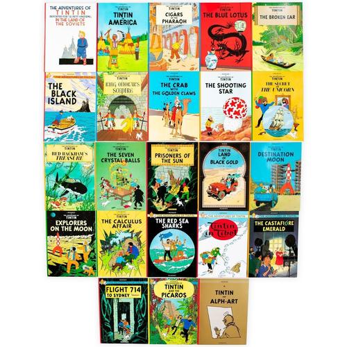 ["9781405294577", "adventures of tintin books", "adventures of tintin complete set", "book box set", "book box sets uk", "book in a box", "books illustrated", "books paperback", "Childrens Books", "childrens books box sets", "Cigars of the Pharaoh", "classic books box set", "Classic Fiction", "classics box set", "complete tintin collection", "Destination Moon", "Explorers on the Moon", "Flight 714 to Sydney", "Herge", "King Ottokar's Sceptre", "Land of Black Gold", "Prisoners of the Sun", "Red Rackham's Treasure", "Sharks Tintin in Tibet", "The Adventures of Tintin", "the adventures of tintin books", "The Black Island", "The Blue Lotus", "The Broken Ear", "The Calculus Affair", "The Castafiore Emerald", "The Crab with the Golden Claws", "The Red Sea", "The Secret of the Unicorn", "The Seven Crystal Balls", "The Shooting Star", "Tintin", "tintin adventure", "Tintin and Alph-Art", "Tintin and the Picaros", "tintin book set", "tintin books", "tintin box set", "tintin box set books", "tintin collection box set", "tintin complete set", "tintin hardcover", "tintin hardcover box set", "Tintin in America", "Tintin in the Land of the Soviets", "tintin paperback", "tintin paperback boxed set", "Tintin Paperback Boxed Set 23 Titles", "tintin set", "uk books", "young adults"]