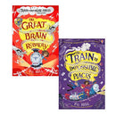 Train To Impossible Places Series 2 Books Collection Set by P. G. Bell (Train to Impossible Places & Great Brain Robbery)