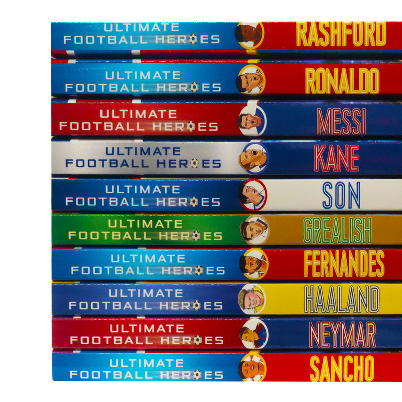 ["9781789466003", "Aguero", "Bale", "Book Sets", "Childrens Books", "Childrens Books (11-14)", "cl0-PTR", "Coutinho", "Football", "football books ultimate heroes", "Football Heroes", "Hazard", "junior books", "Kane", "Lukaku", "Matt Oldfield", "Messi", "Neymar", "Ronaldo", "Shanchez", "Tom Oldfield", "Ultimate Football Hero", "ultimate football hero books", "Ultimate Football Heroes", "ultimate football heroes books", "Ultimate Football Heroes Collection", "ultimate football heroes ronaldo", "young teen"]